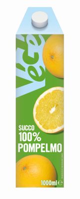 Brick succo al pompelmo Vegé GDO (Grande Distribuzione Organizzata)