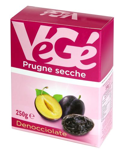 Prugne secche denocciolate Vegé GDO (Grande Distribuzione Organizzata)