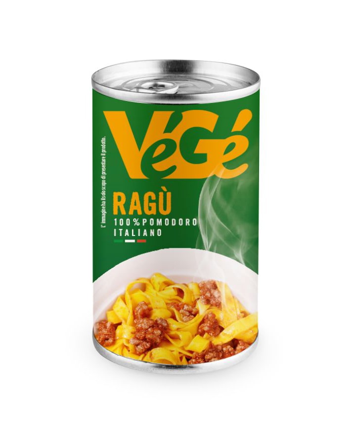 Ragù in barattolo Vegé GDO (Grande Distribuzione Organizzata)