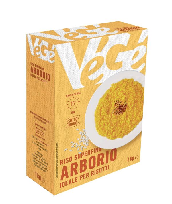 Riso superfino arborio Vegé GDO (Grande Distribuzione Organizzata)