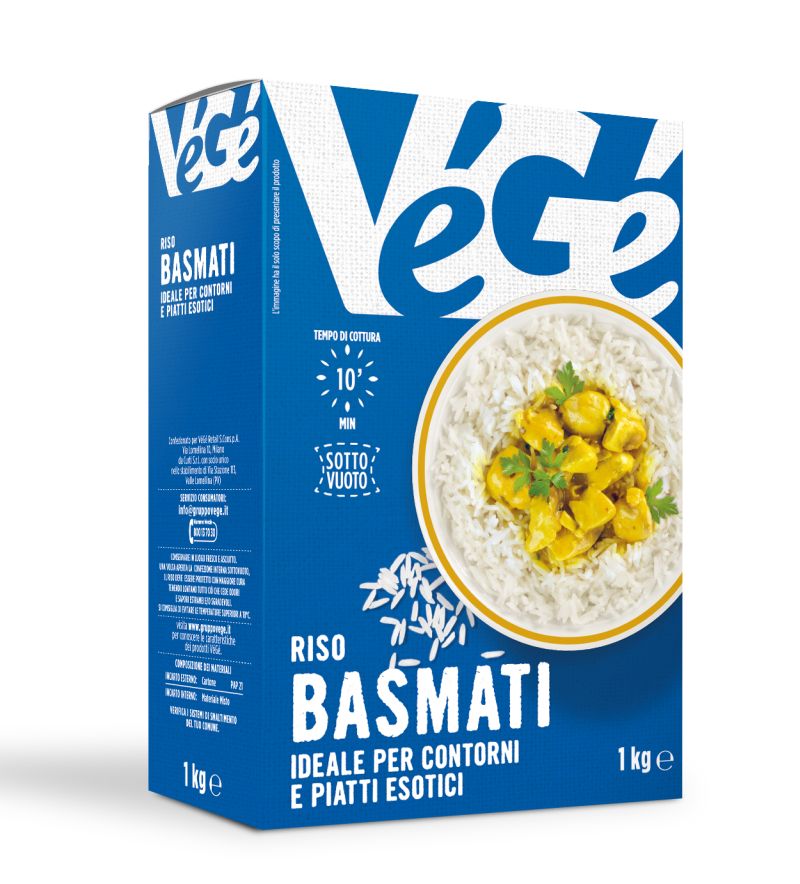 Riso basmati Vegé GDO (Grande Distribuzione Organizzata)