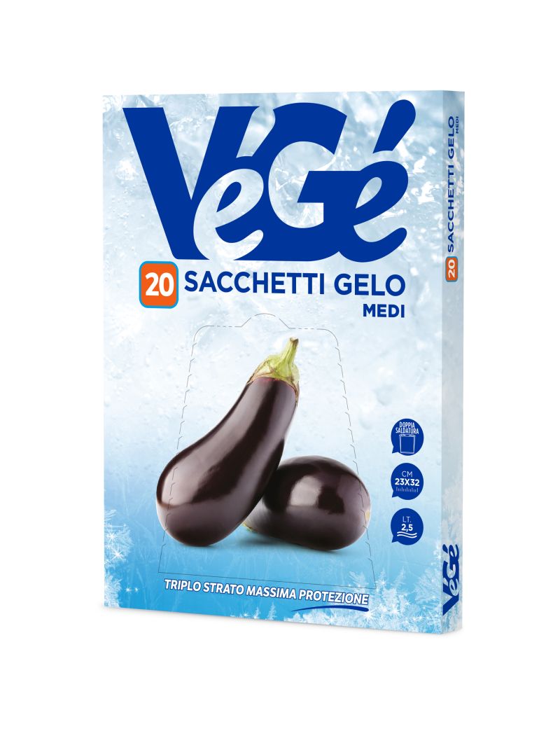 Sacchetti gelo medi 20 pezzi Vegé GDO (Grande Distribuzione Organizzata)