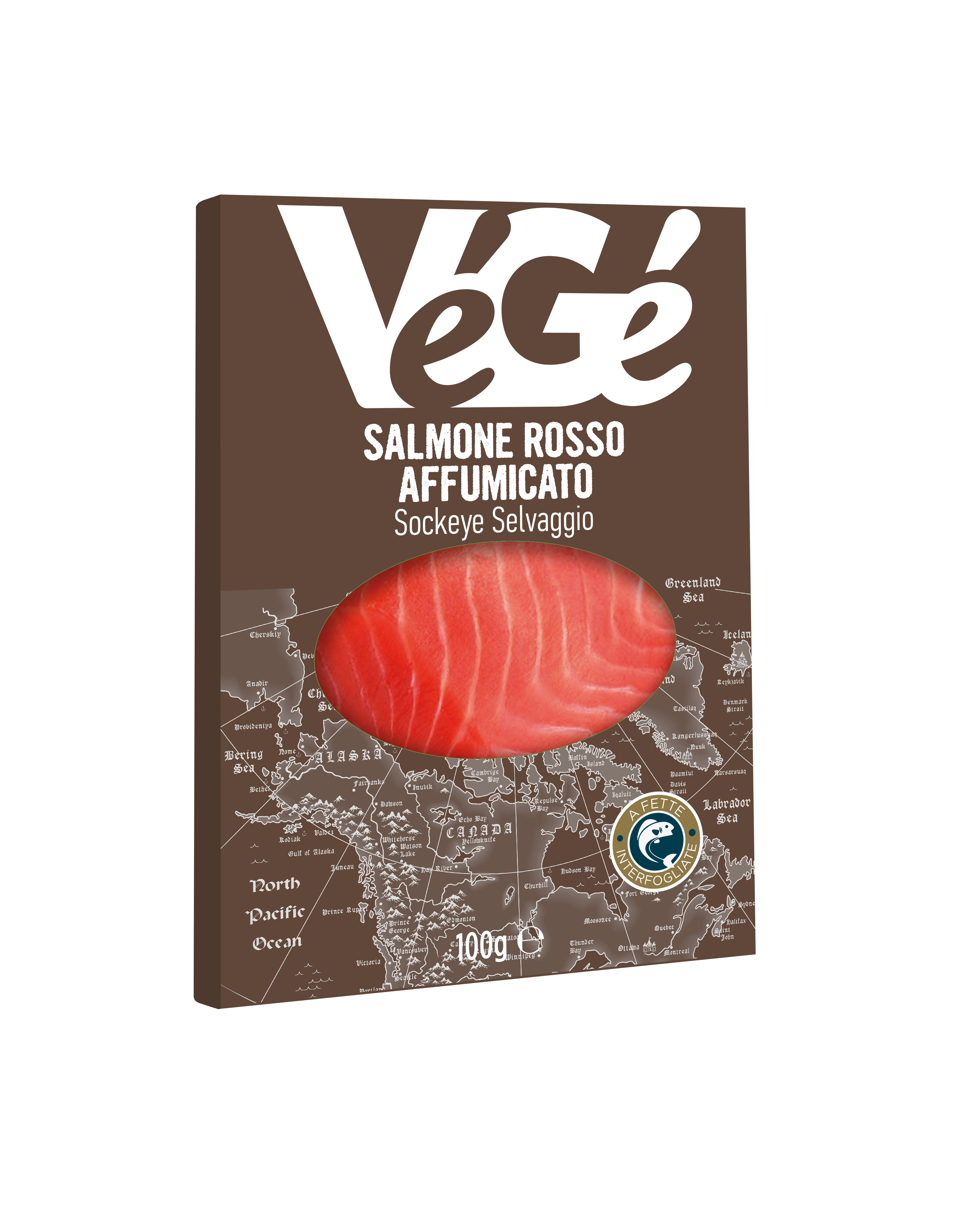Salmone rosso affumicato Vegé GDO (Grande Distribuzione Organizzata)