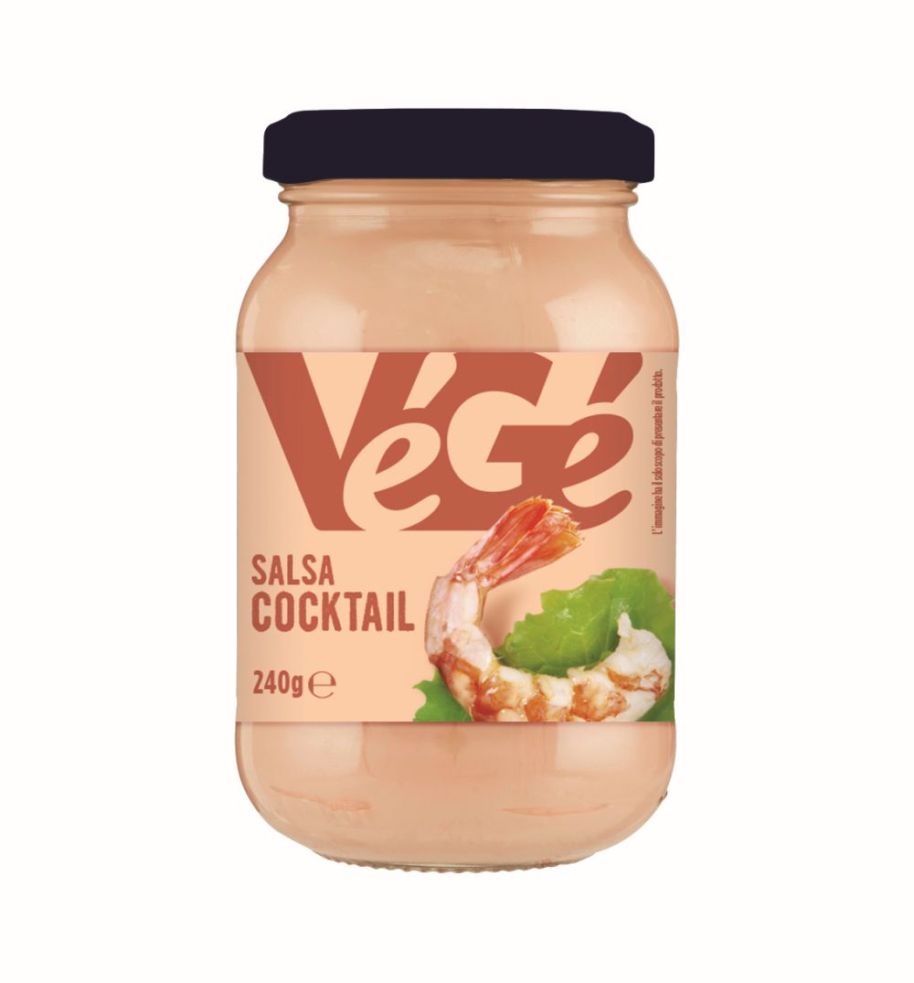 Salsa cocktail in vasetto di vetro Vegé GDO (Grande Distribuzione Organizzata)