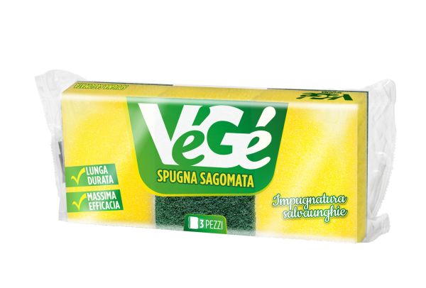 Spugna sagomata Vegé GDO (Grande Distribuzione Organizzata)