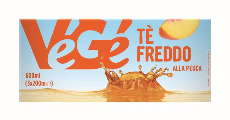 Tè freddo alla pesca Vegé GDO (Grande Distribuzione Organizzata)