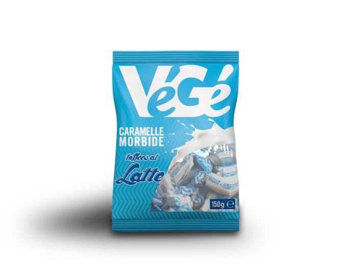 Caramelle morbide toffees al latte Vegé GDO (Grande Distribuzione Organizzata)
