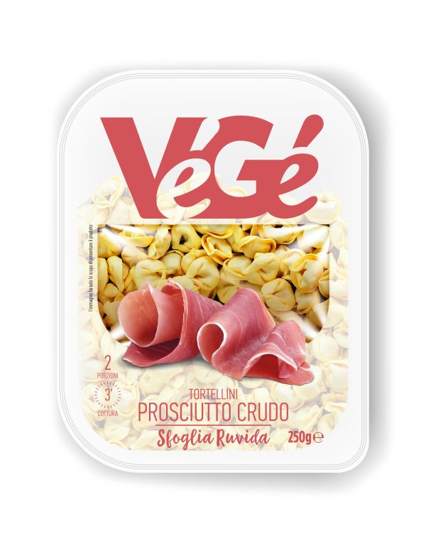 Tortellini prosciutto crudo Vegé GDO (Grande Distribuzione Organizzata)