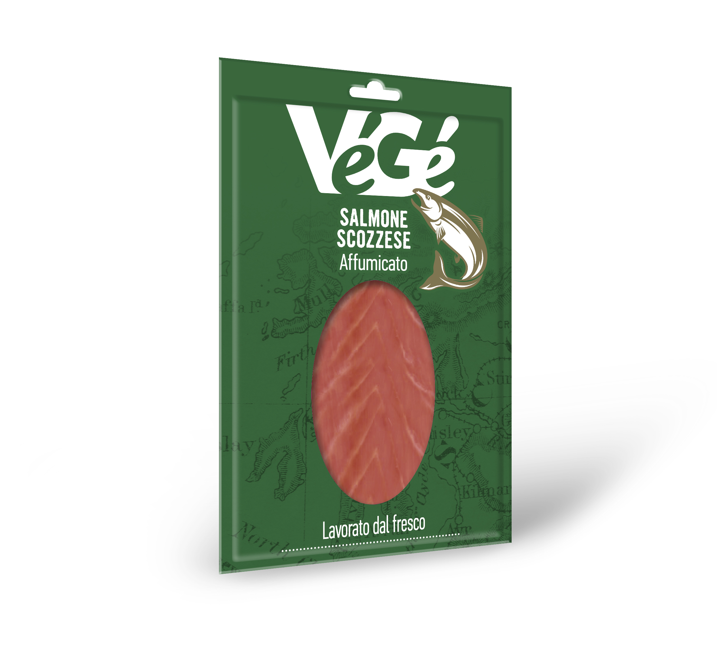 Salmone scozzese affumicato Vegé GDO (Grande Distribuzione Organizzata)