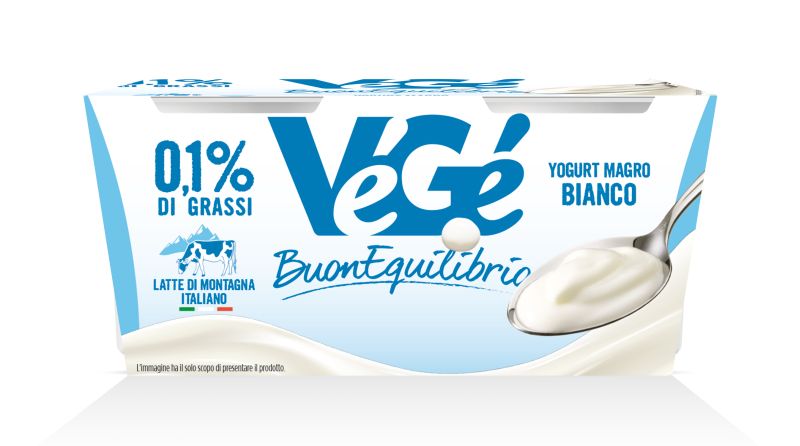 Yogurt magro bianco Vegé GDO (Grande Distribuzione Organizzata)